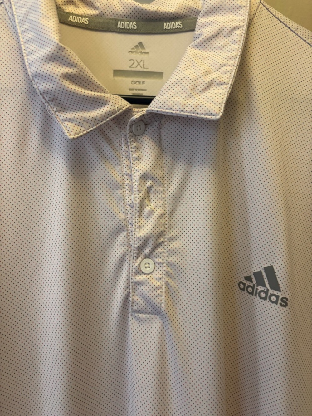 adidas Men’s Light Purple Dot Golf Polo